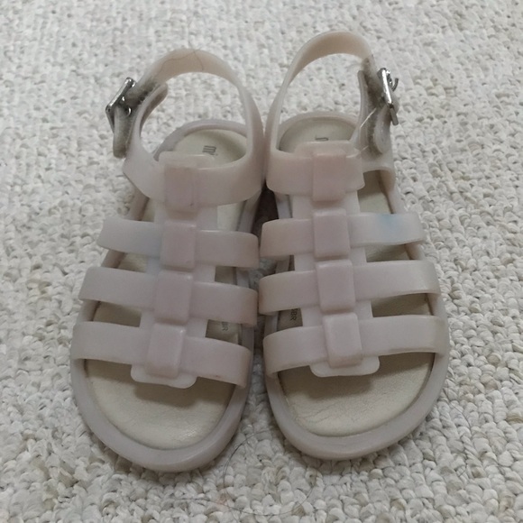 Nude Mini Melissa Sandals - Picture 5 of 5
